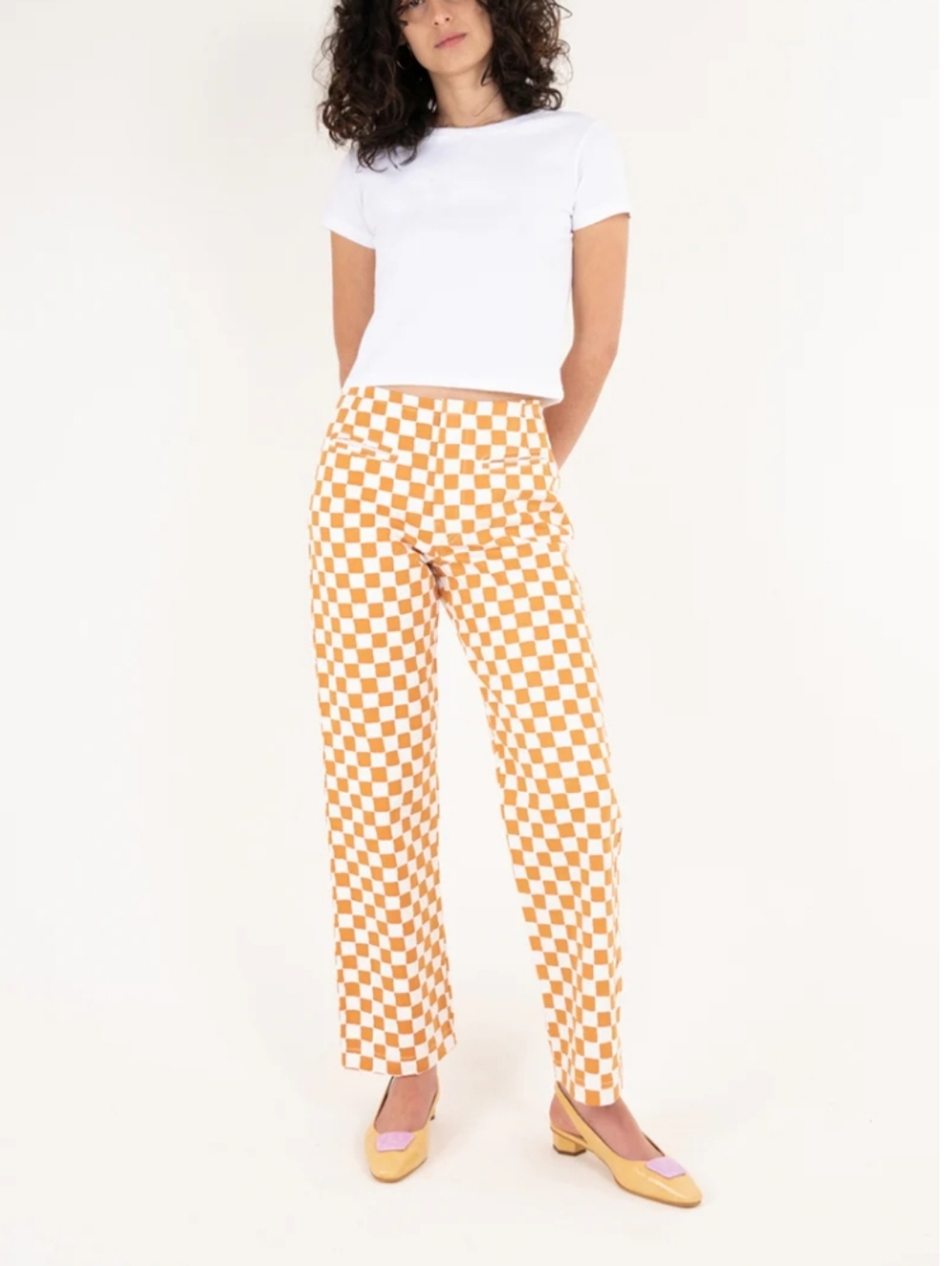Holiday By Emma Mulholland Kokomo Straight Leg Checkered Pants